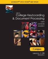 Campus Software W/Installation Guide T/A Gregg College Keyboarding and Document Processing (Gdp); Microsoft Word 2007 Update