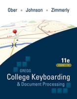Gregg College Keyboarding & Document Processing. Lessons 1-120