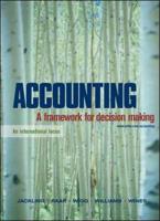 Accounting: A Framework For Decision Making