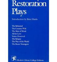 Restoration Plays