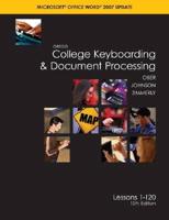 Gregg College Keyboarding & Document Processing, Word 2007 Update, Kit 3, Lessons 1-120 + Home Software 2.0
