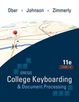 Gregg College Keyboarding & Document Processing (GDP) Lessons 1-60