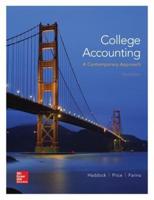 Loose Leaf Version for College Accounting (A Contemporary Approach)