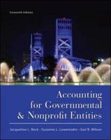 Accounting for Governmental & Nonprofit Entities