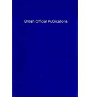 British Official Publications