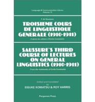 Troisieme Cours De Linguistique Generale (1910-1911)
