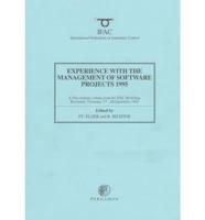 Experience With the Management of Software Projects 1995 (MSP '95)