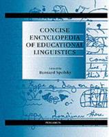 Concise Encyclopedia of Educational Linguistics