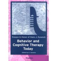 Behavior and Cognitive Therapy Today