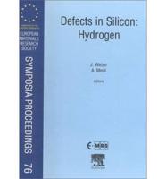 Defects in Silicon