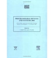 Programmable Devices and Systems 2003 (PDS 2003)