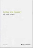 Justice and Security Green Paper