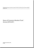 House of Commons Members' Fund Account 2010-2011
