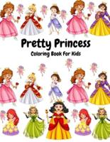 Pretty Princess Coloring Book For Kids