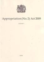 Appropriation (No.2) ACT 2009