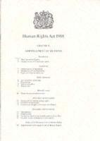 Human Rights Act 1998. Chapter 42