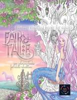 Fairy tale fantasy coloring books for adults: zen coloring books for adults relaxation: calming therapy coloring books for adults relaxation