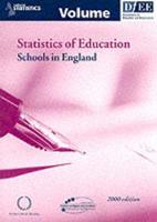 Statistics of Education. Schools in England