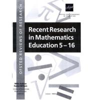 Recent Research in Mathematics Education, 5-16
