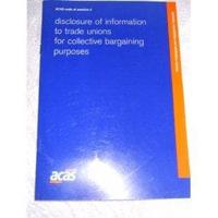 Disclosure of Information to Trade Unions for Collective Bargaining Purposes