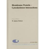 Membrane Protein-Cytoskeleton Interactions