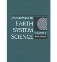 Encyclopedia of Earth System Science