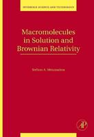 Macromolecules in Solution and Brownian Relativity
