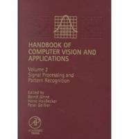 Handbook of Computer Vision and Applications