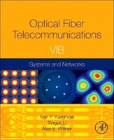 Optical Fiber Telecommunications. Volume B Systems and Networks