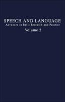 Speech and Language Vol.2