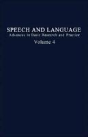 Speech and Language. Vol. 4