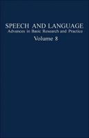 Speech and Language V. 8