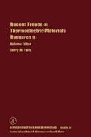 Recent Trends in Thermoelectric Materials Research III