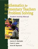 Mathematics for Elementary Teachers Via Problem Solving