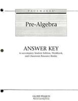Pacemaker Pre-Algebra Answer Key