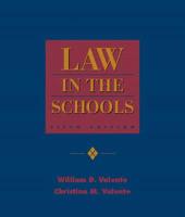 Law in the Schools