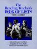 The Reading Teacher's Book of Lists