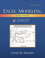 Student CD for Excel Modeling in Investments
