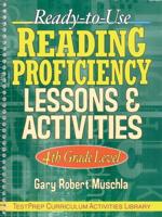 Ready-to-Use Reading Proficiency Lessons & Activities. 4th Grade Level