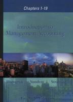 Introduction to Management Accounting 1-19 and Student CD Package