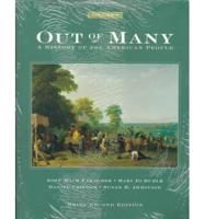 Out of Many: History American People Brief Ed Volume 1 With Discover Us History CD Rom