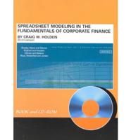 Spreadsheet Modeling in the Fundamentals of Corporate Finance With CD-ROM