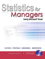 Statistics for Managers Using Microsoft Excel and Student CD Package