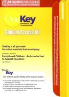 OneKey CourseCompass, Student Access Kit, Exceptional Children