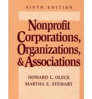Nonprofit Corporations, Organizations & Associations