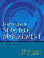 Essentials of Strategic Management