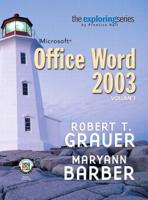 Exploring Microsoft Word 2003 Volume 1