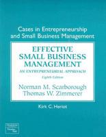 Cases in Entrepreneurship and Small Business Management