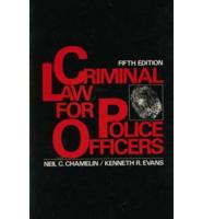 Criminal Law for Police Officers