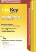 OneKey Blackboard, Student Access Kit, General Chemistry Principles and Modern Applications